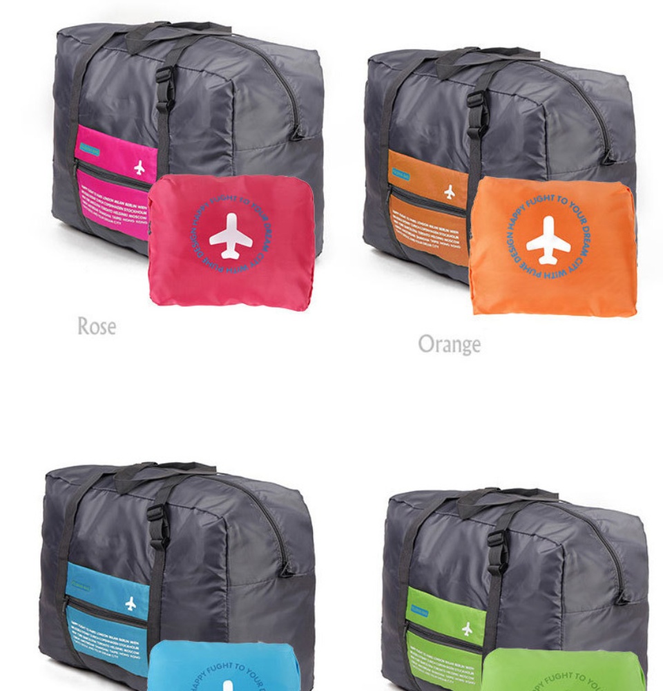 Waterproof Nylon Foldable Travel Bag Large Capacity Storage Pouch_voghion.com