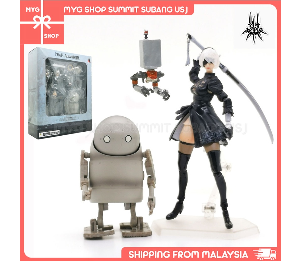 China SHF 1/12 15cm NieR : AUTOMATA 2B Action Figures MODEL SET ANIME Desk  Top Decorated - AliExpress