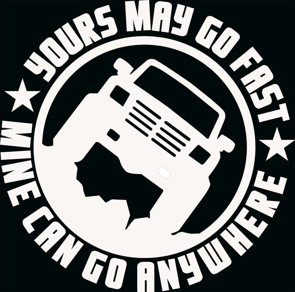 You May Go Fast 4x4 Hilux Ranger Off Road Car Black Sticker Wind