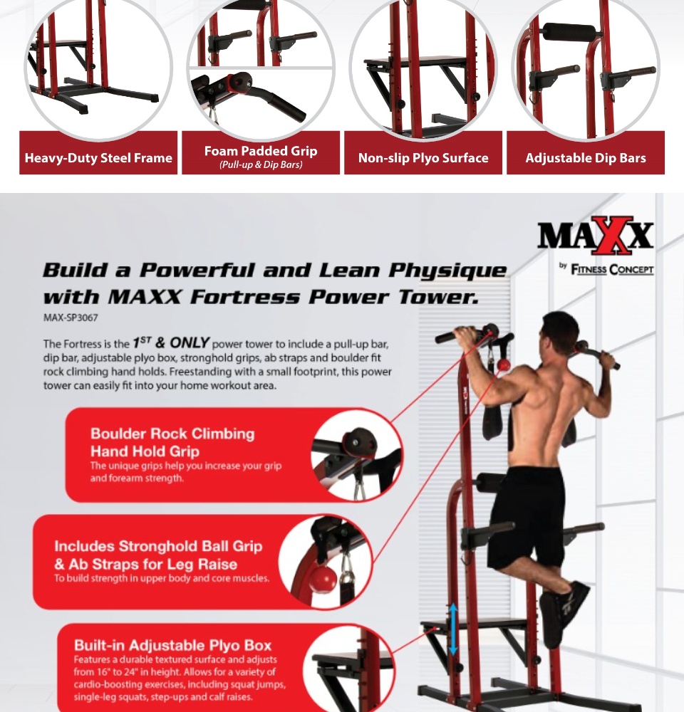 Fitness concept pull online up bar