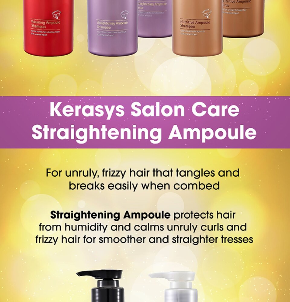 kerasys straightening ampoule shampoo