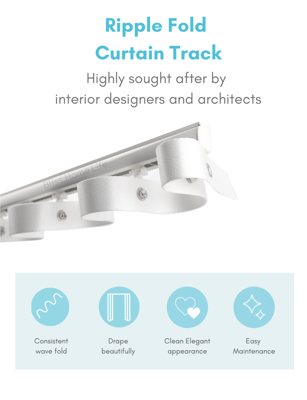 Ripple Fold Drapery Hardware