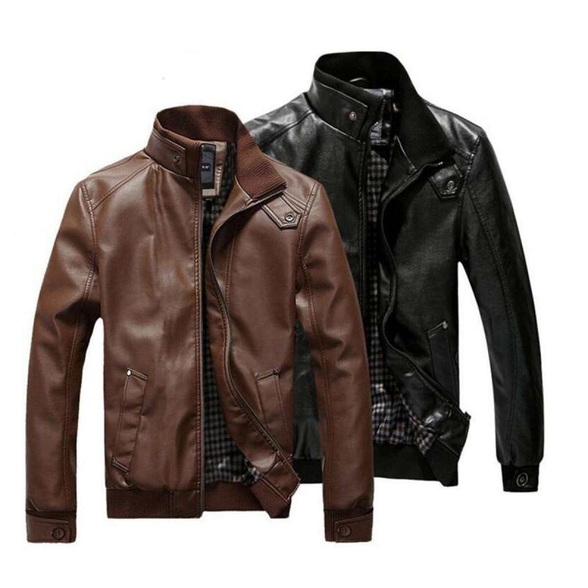 Thick Leather Protection Wjs Quality Fashion Man Jacket Slimfit Motorcycle Coat Outwear For Mat Rempit Men Women