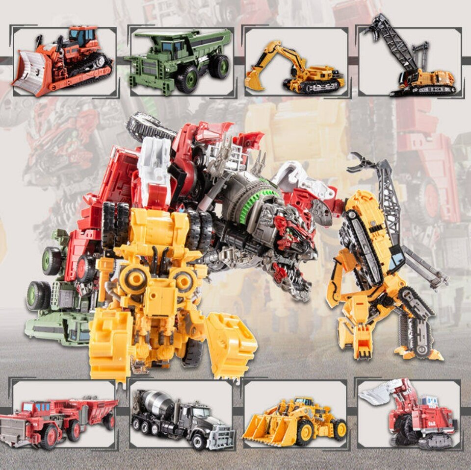 Aoyi Mech D&D Transformable Robot- 8-in1 ROTF Devastator Combiner ( H6001-8A~8D  + DD-01~04 set of 8 Studio Series Constructicon ) | Lazada