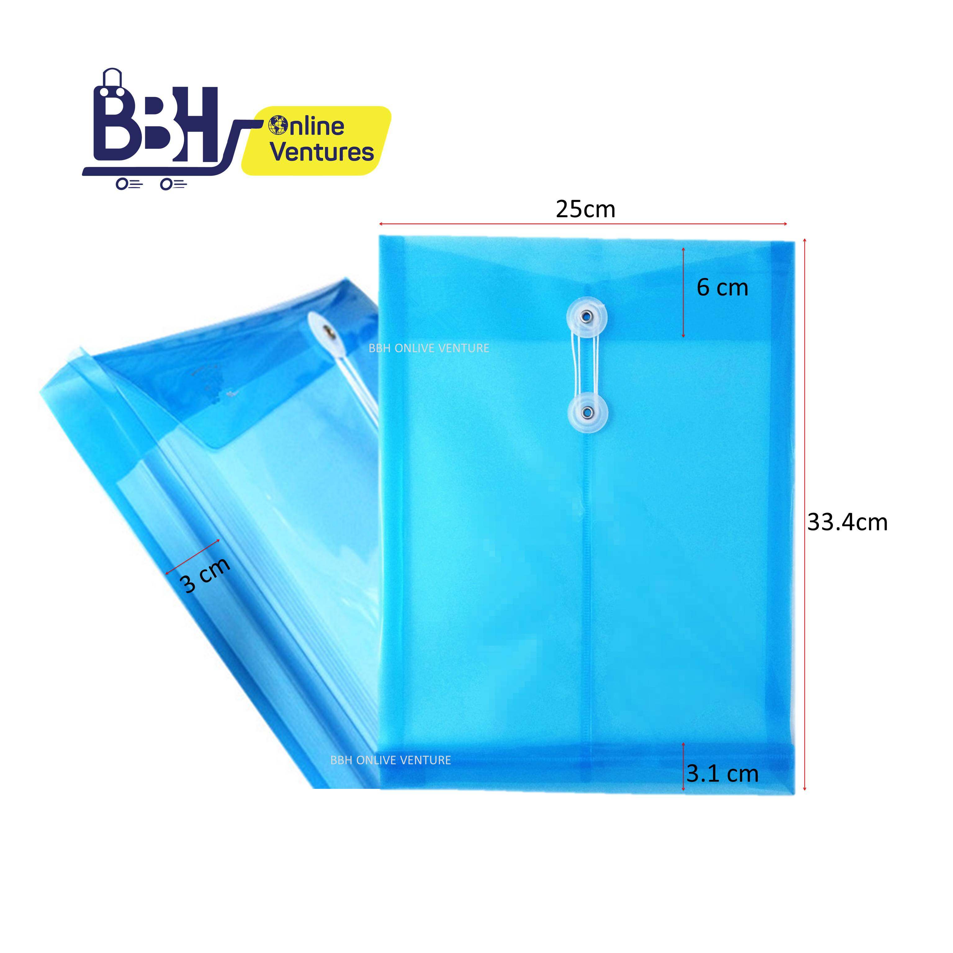 A4 File Folder Holder Plastic File Paper Storage Pouch Document