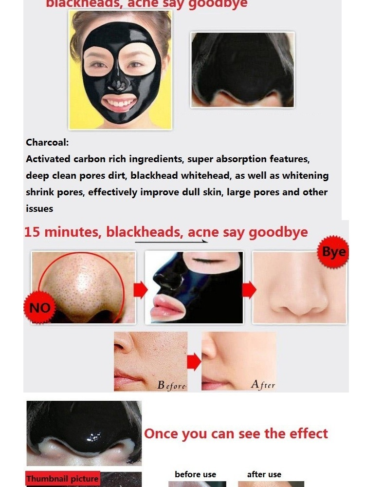 Charcoal Mask Cream Anti Blackhead | New PGMall