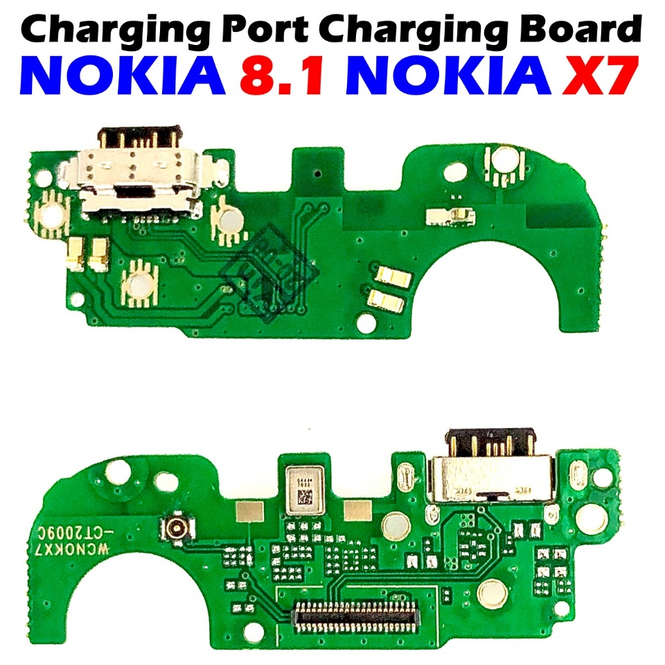 Connecteur De Charge Pour Nokia 8.1 (X7) - Pièce De Rechange D'occasion, En état Fonctionnel