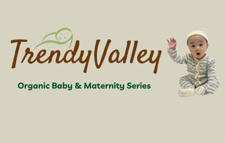 Trendyvalley Organic Cotton Maternity & Nursing Bra with Pregnancy Panty  (Grey Stripe)