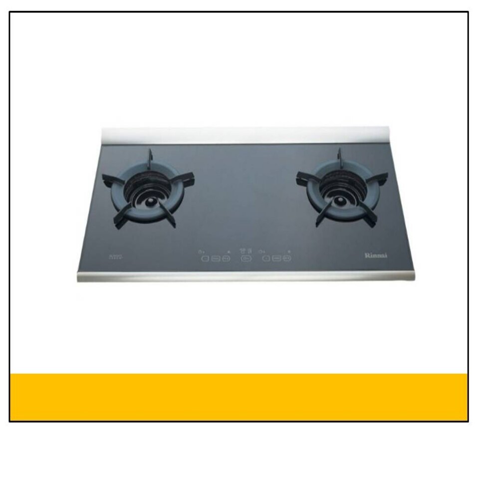 Rinnai RB-2CGS Built-in Inner Burner Gas Hob (Glass) Gas Stove