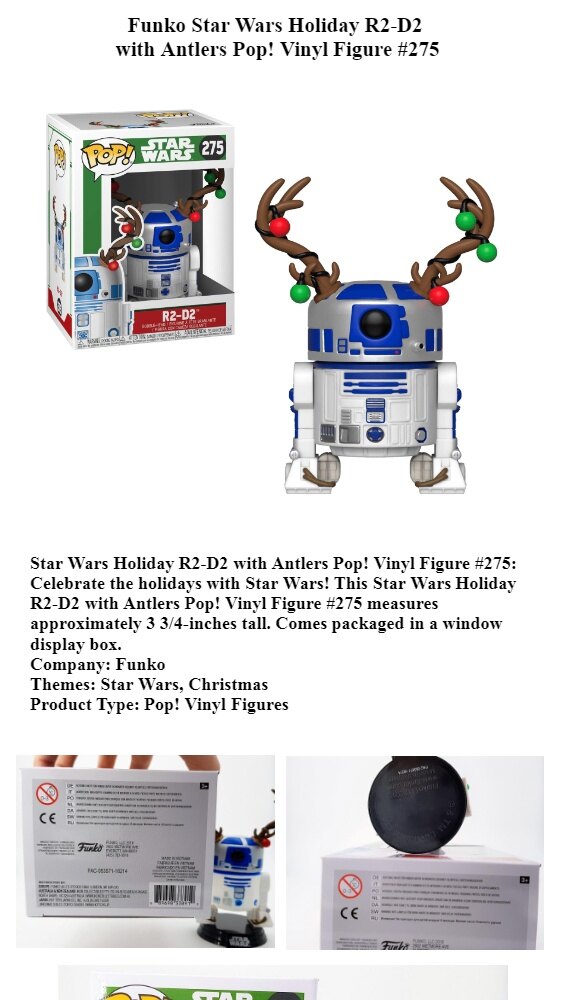 pop vinyl star wars christmas