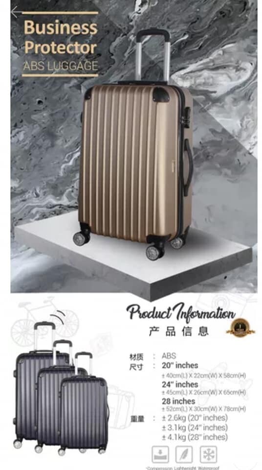 saiz beg luggage