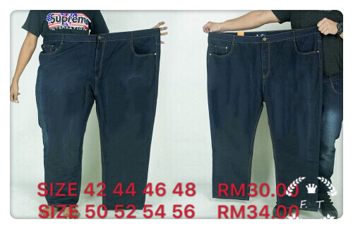 colour plus jeans
