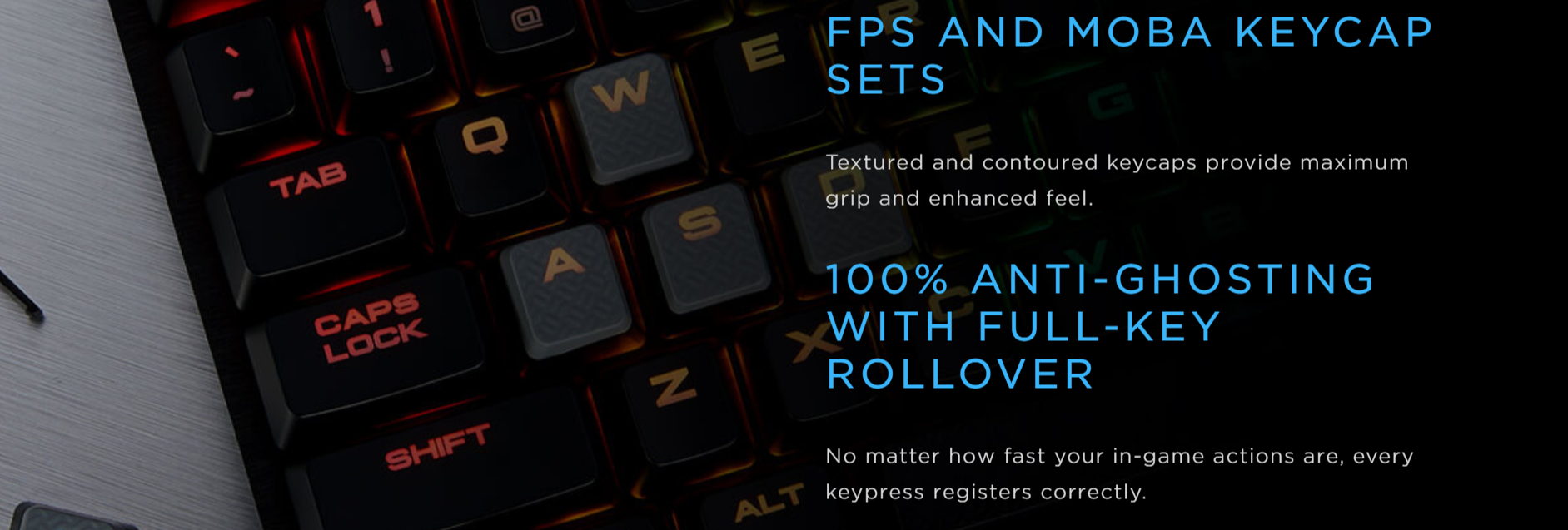 Corsair K70 RGB MK.2 Mechanical Gaming Keyboard USB Passthrough