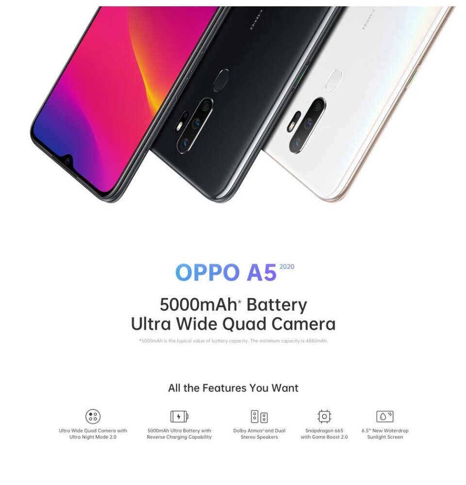 OPPO - 【美品】OPPO A5 2020 64GB Oppo A5 2020 (64gb) – The Compex Store