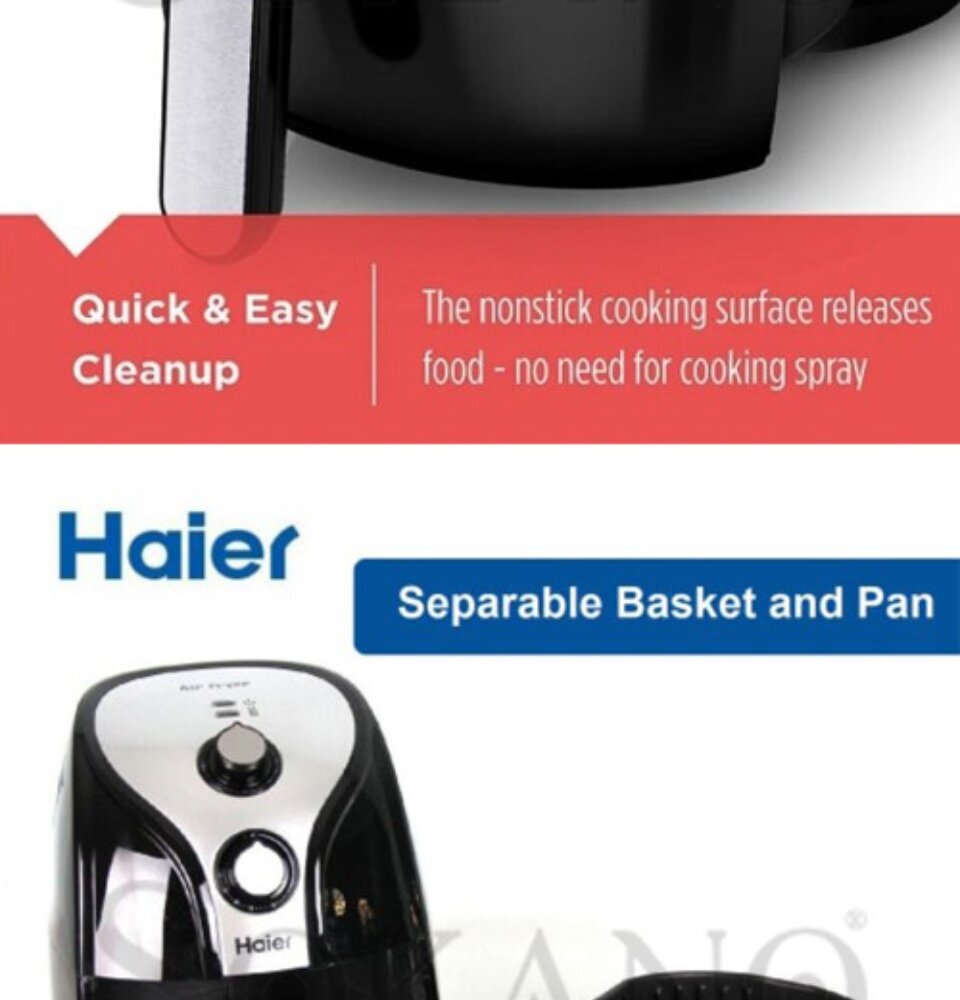 Go shop air fryer haier best sale