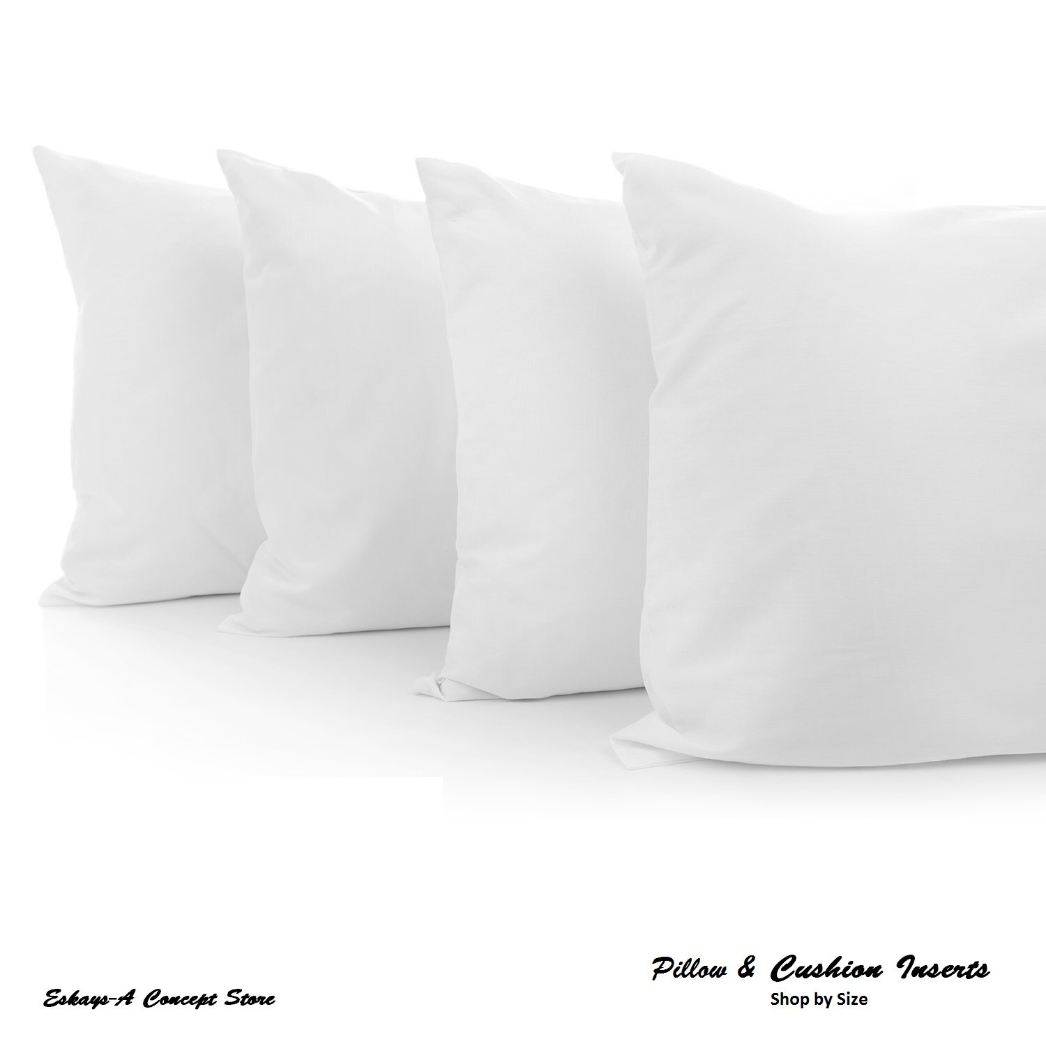 Eskays Set Of 4 Large Cushion Inserts 45cmx45cm 400gm Each Lazada