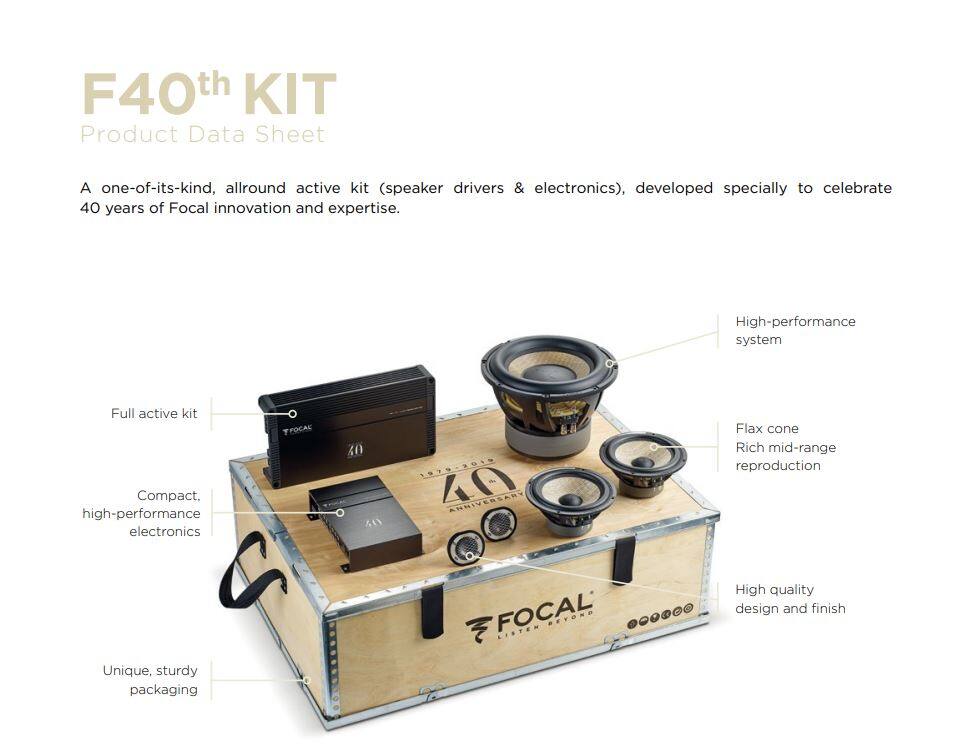 focal 40th anniversary speakers