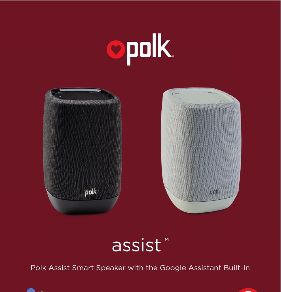Polk Audio Polk Assist Smart Speaker with the Google Assistant