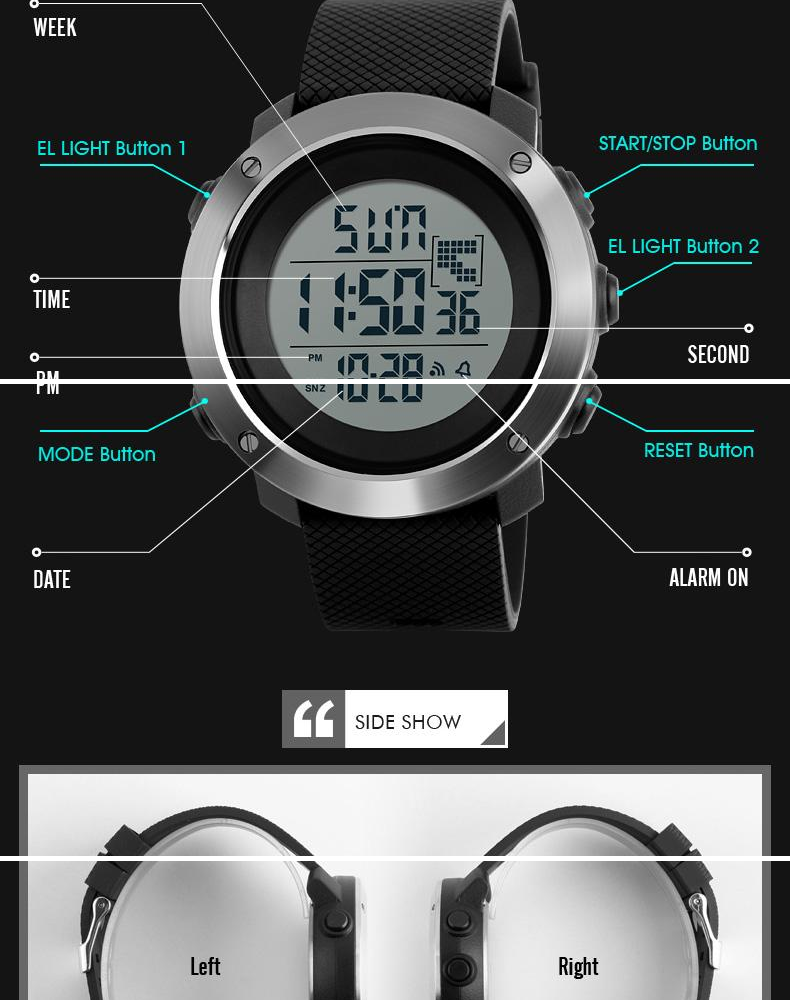 skmei 1268 watch manual