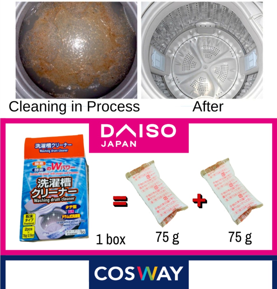 (Ready Stock) Washing Machine Cleaner (2 pack / box) Daiso Cosway