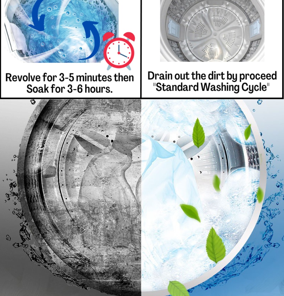 (Ready Stock) Washing Machine Cleaner (2 pack / box) Daiso Cosway