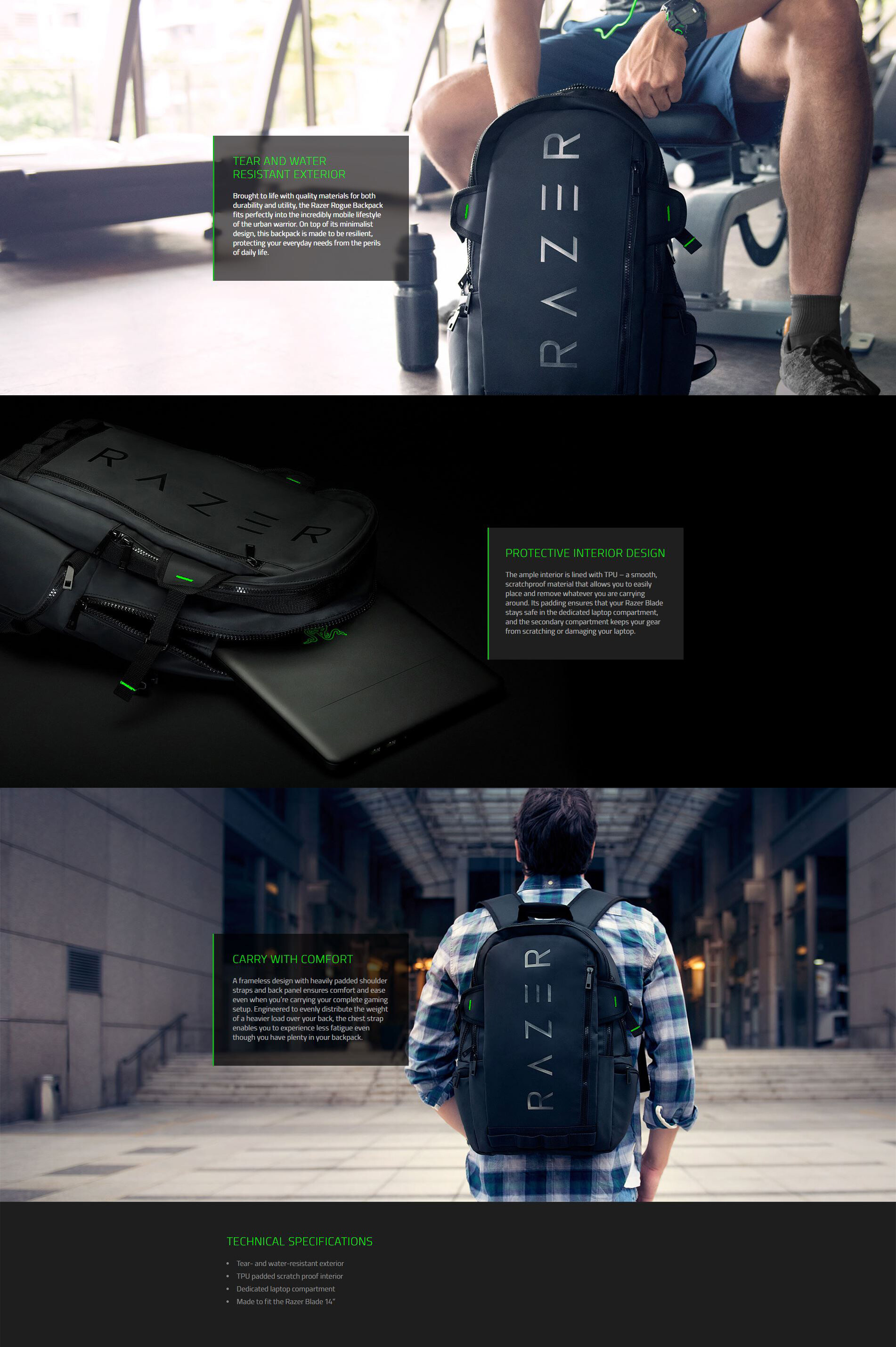 Razer Rogue 15 6 Backpack V2