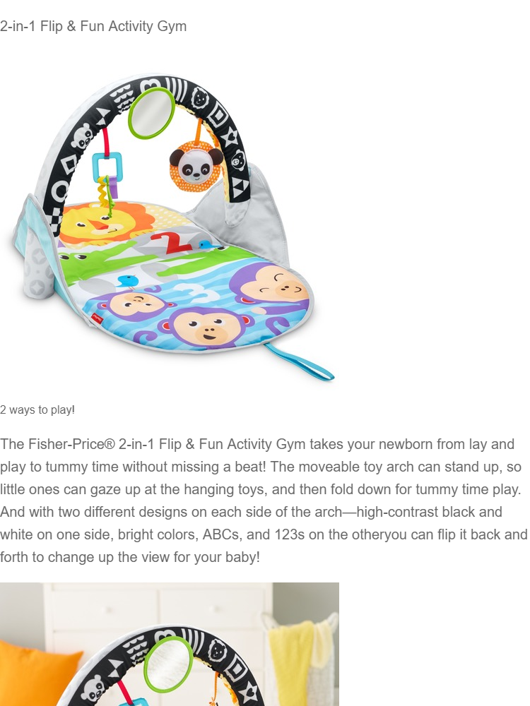 fisher price activity arch