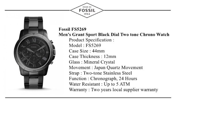 Grant Sport Watch Two tone Chrono | eRomman