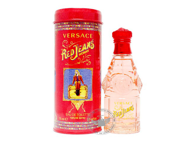 versace red jeans original