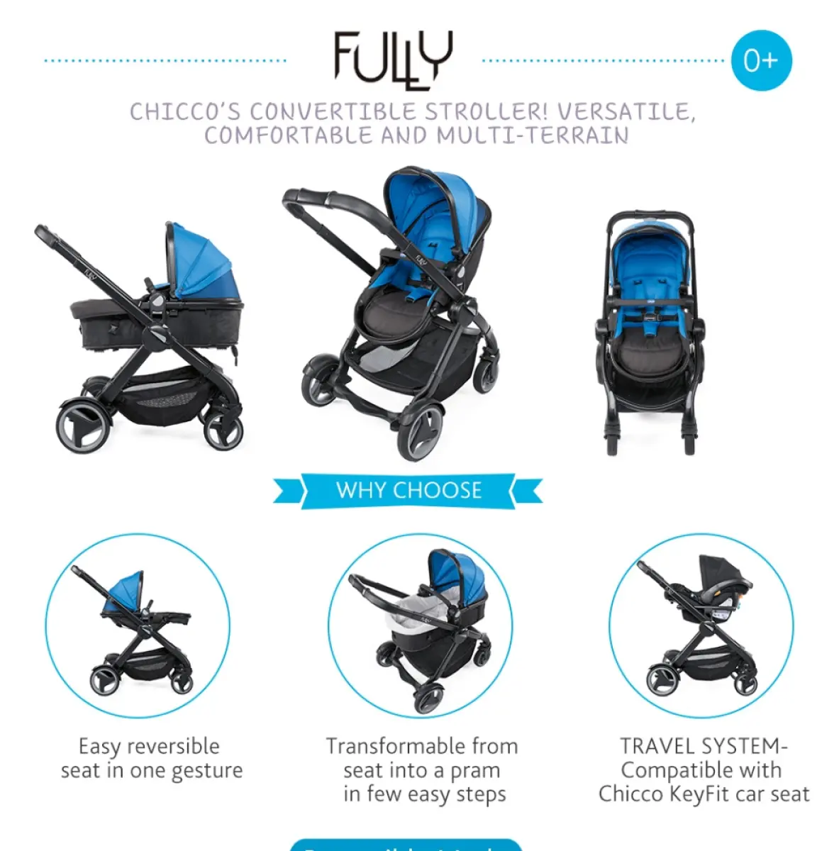 chicco fully stroller