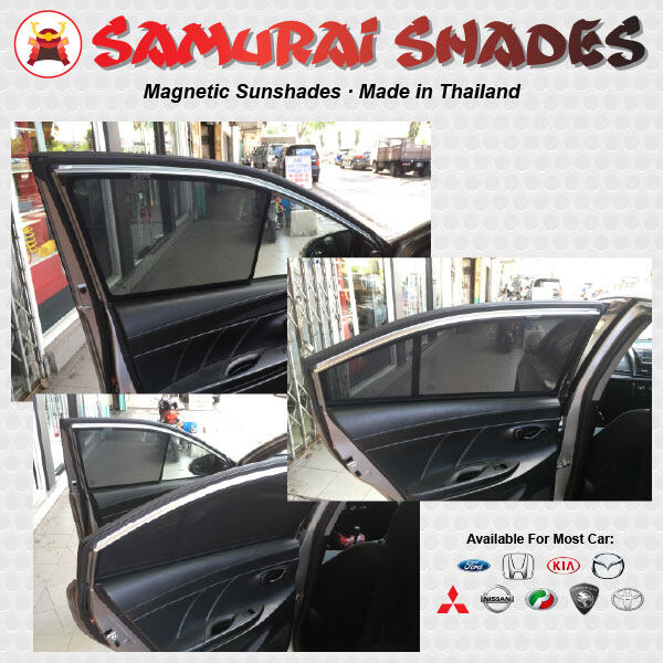 4PCS FIT TOYOTA C-HR SUN SHADE EMBEDDED MAGNET