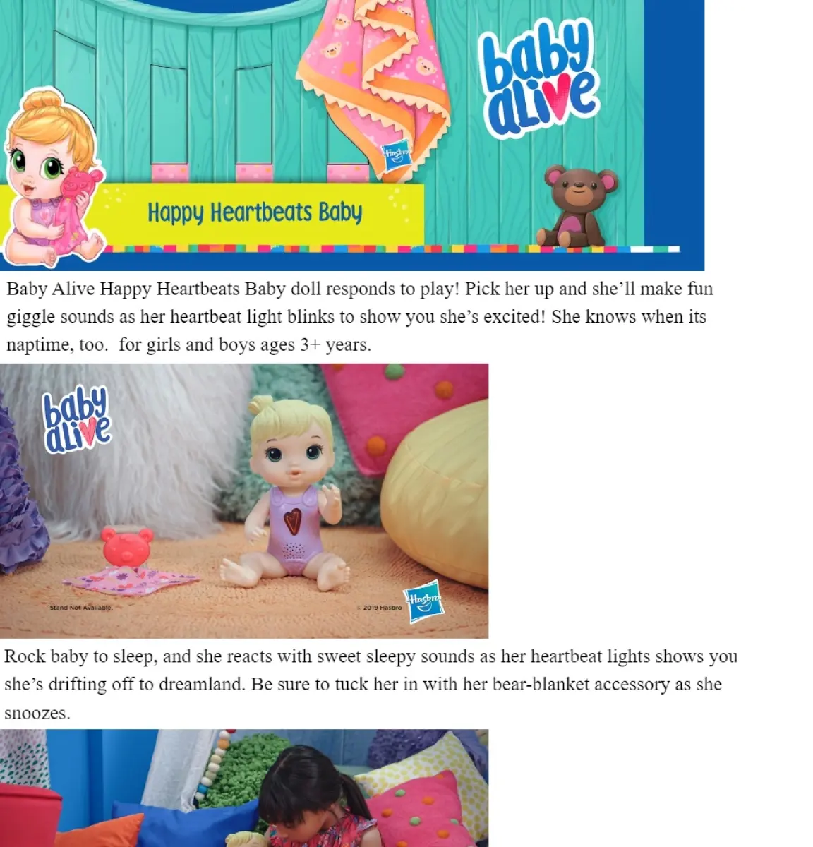 baby alive bear