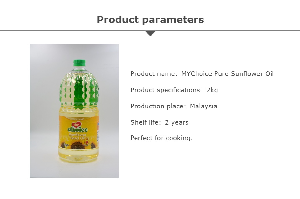 MYChoice Pure Sunflower Cooking Oil 2KG