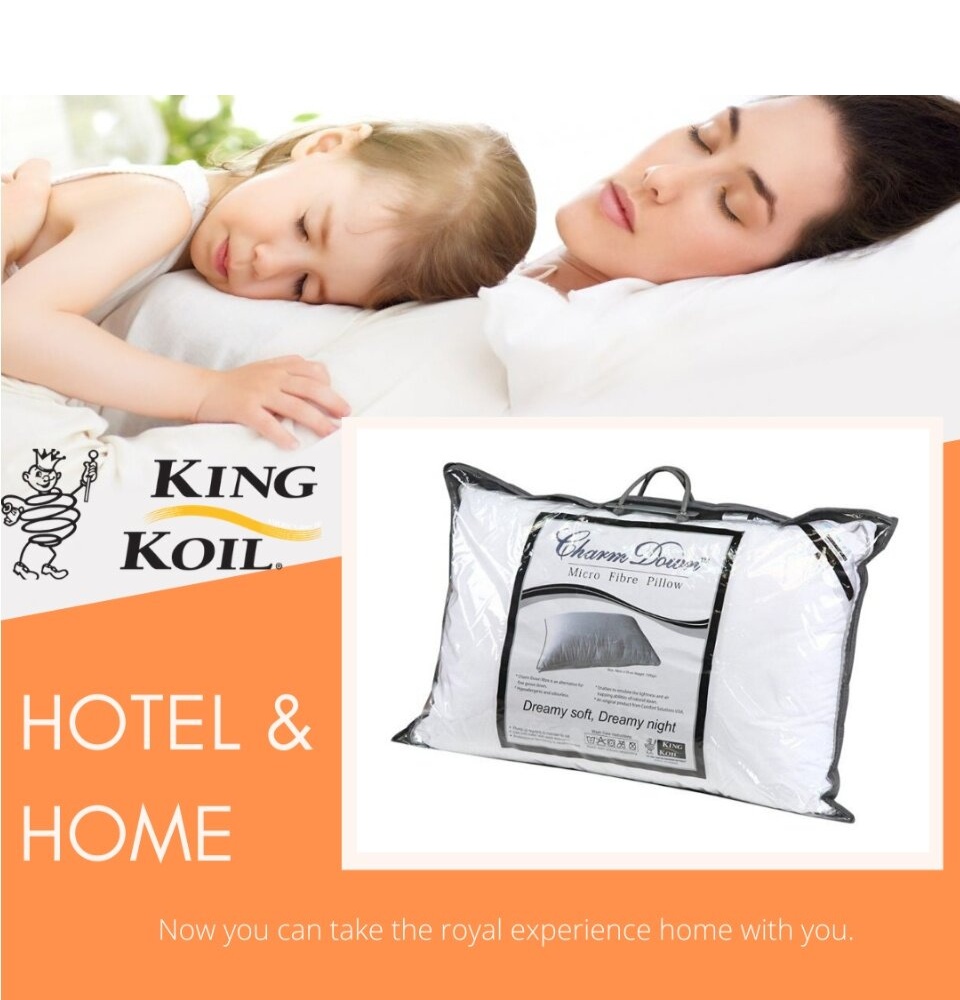 King koil sale charm down pillow