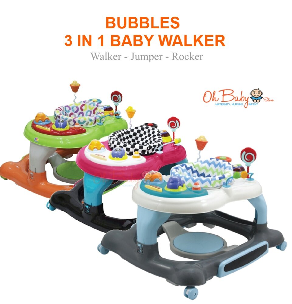 bubbles 3 in 1 walker