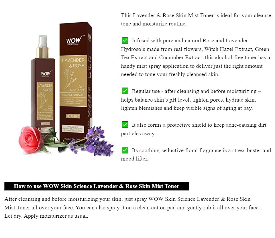 wow face toner