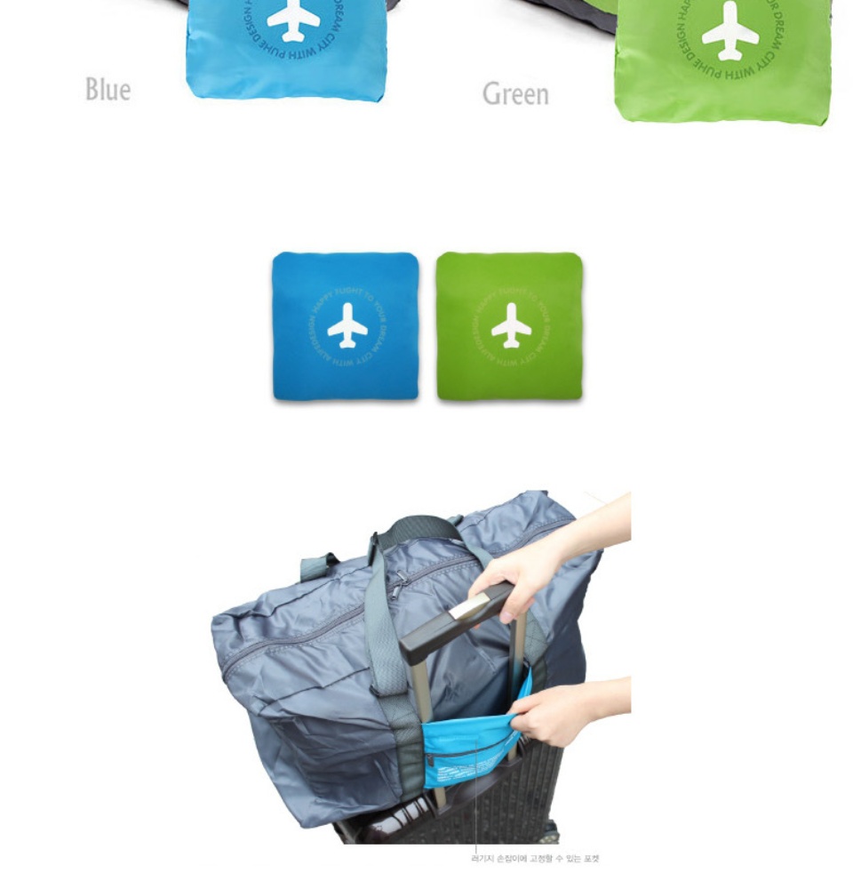 Waterproof Nylon Foldable Travel Bag Large Capacity Storage Pouch_voghion.com