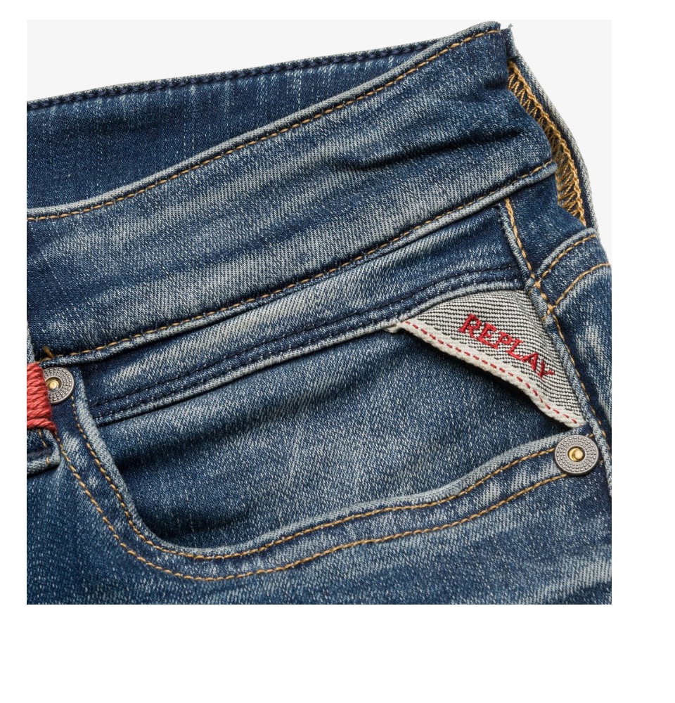 Replay Jeans men kepala kain straight 