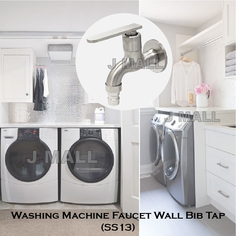 Mcpro Stainless Steel Sus304 Washing Machine Faucet Wall Bib Tap