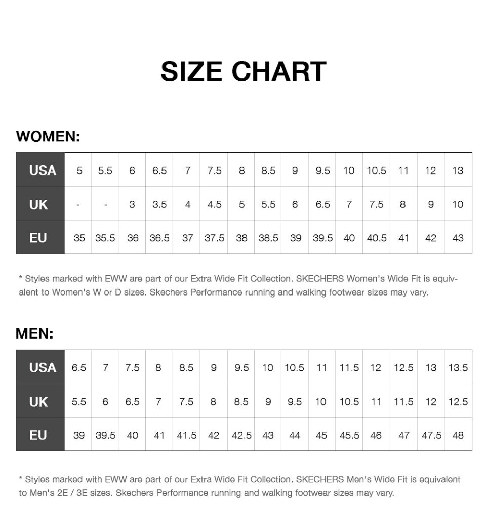 skechers women size
