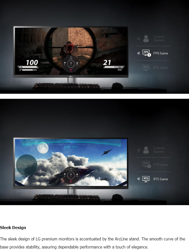 LG 29WK600-W UltraWide 29-Inch LCD Monitor – 2560x1080, 75Hz, 5ms – No Stand Or AC Adapter