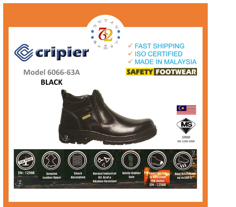 Cripier hot sale safety shoes