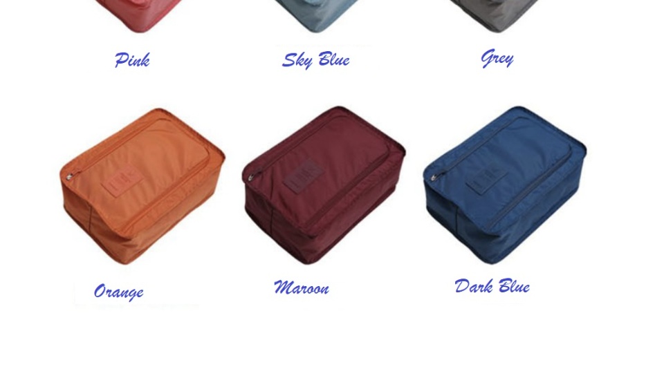 Foldable Portable Shoe Bag, Multifunctional Travel Shoe Storage Pouch
_voghion.com