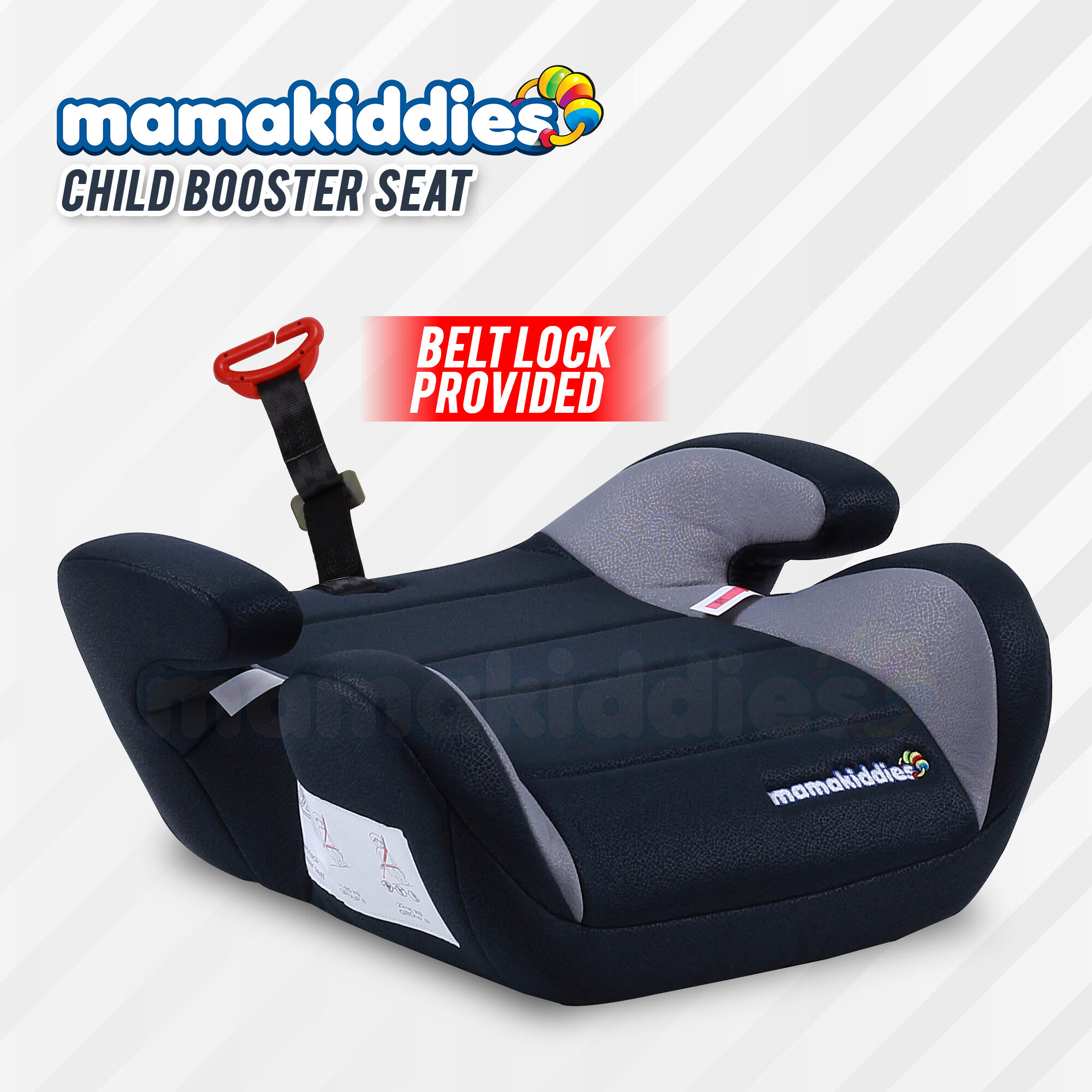 Mamakids Baby Safety Booster Car Seat With Euro Ece Certified For Child And Kids From 3 12 Years Old