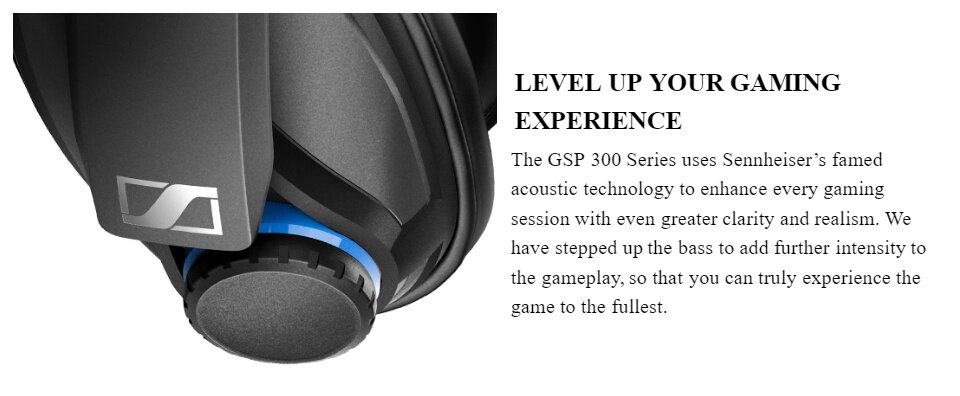 sennheiser gsp 302 closed back gaming headset for pc, mac, ps4 and xbox one - black sennheiser gsp 302 closed back gaming headset for pc, mac, ps4 and xbox one - black