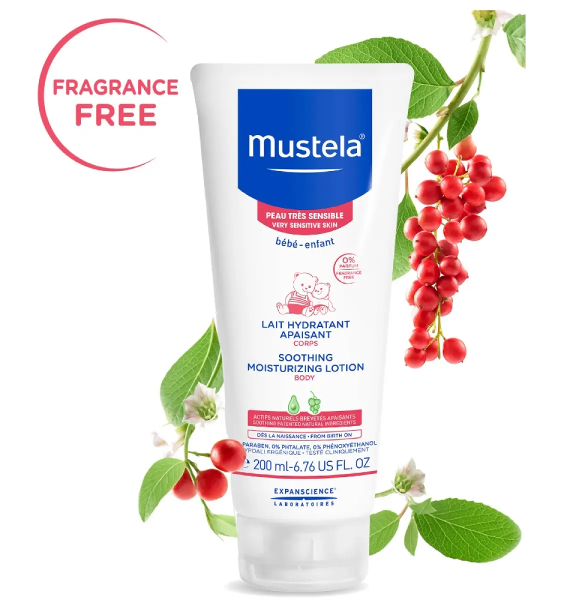 mustela soothing moisturizing lotion