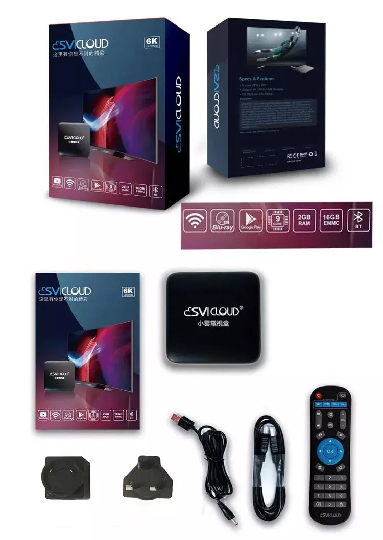 SVI Cloud Svicloud 3S Smart Android TVBox TV_Box Dual Band 5G WIFI