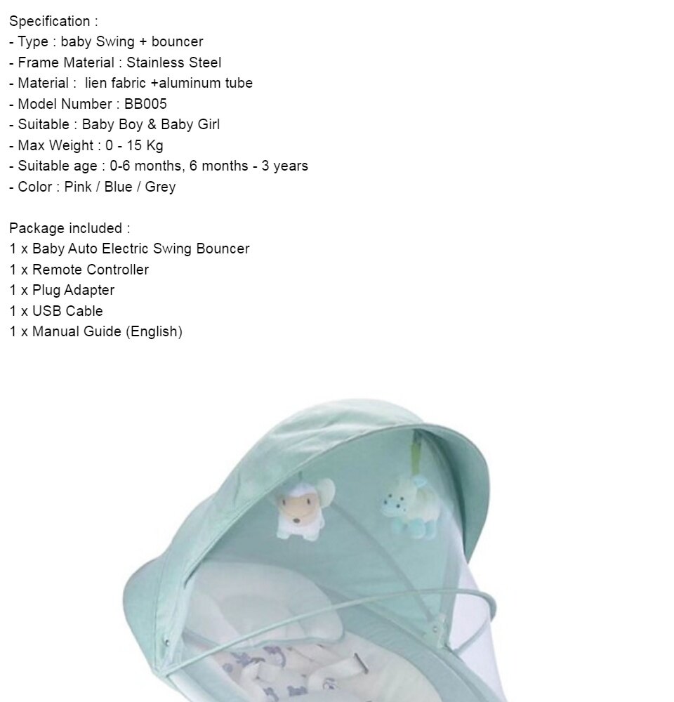 baby swing chair bb005