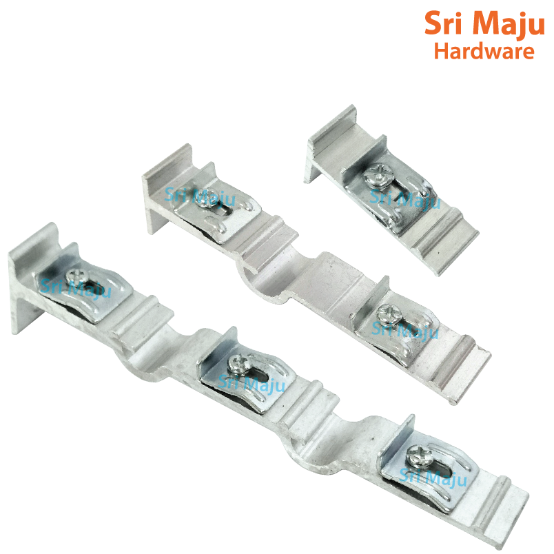 Maju Super Curtain Track Rail Bracket Breket Batang Rail Langsir
