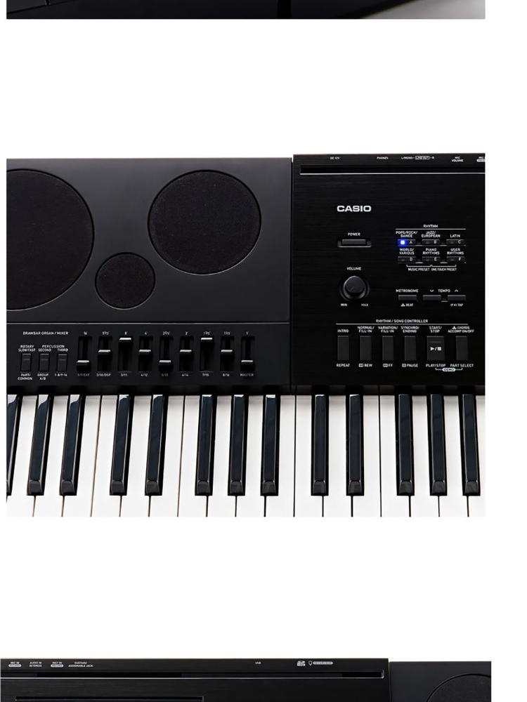 76 Key WK7600 Casio High Grade Electronic Keyboard Piano Organ 750
